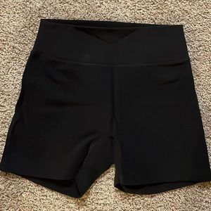 BuffBunny black athletic shorts. Super flattering back design.